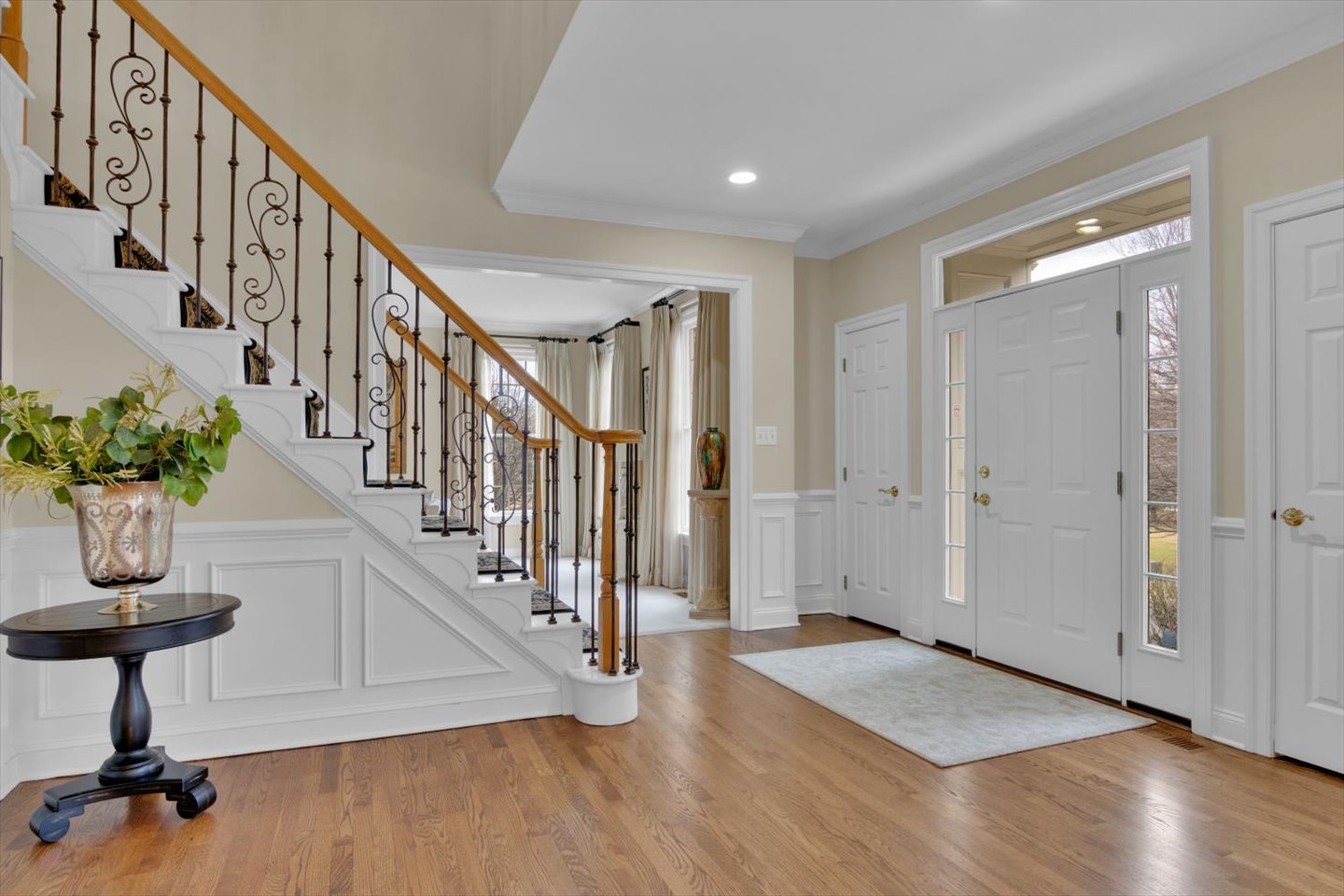 3 Pembroke Drive Voorhees, NJ 08043 - Photo 7 of 112 a view of entryway with wooden floor and stairs