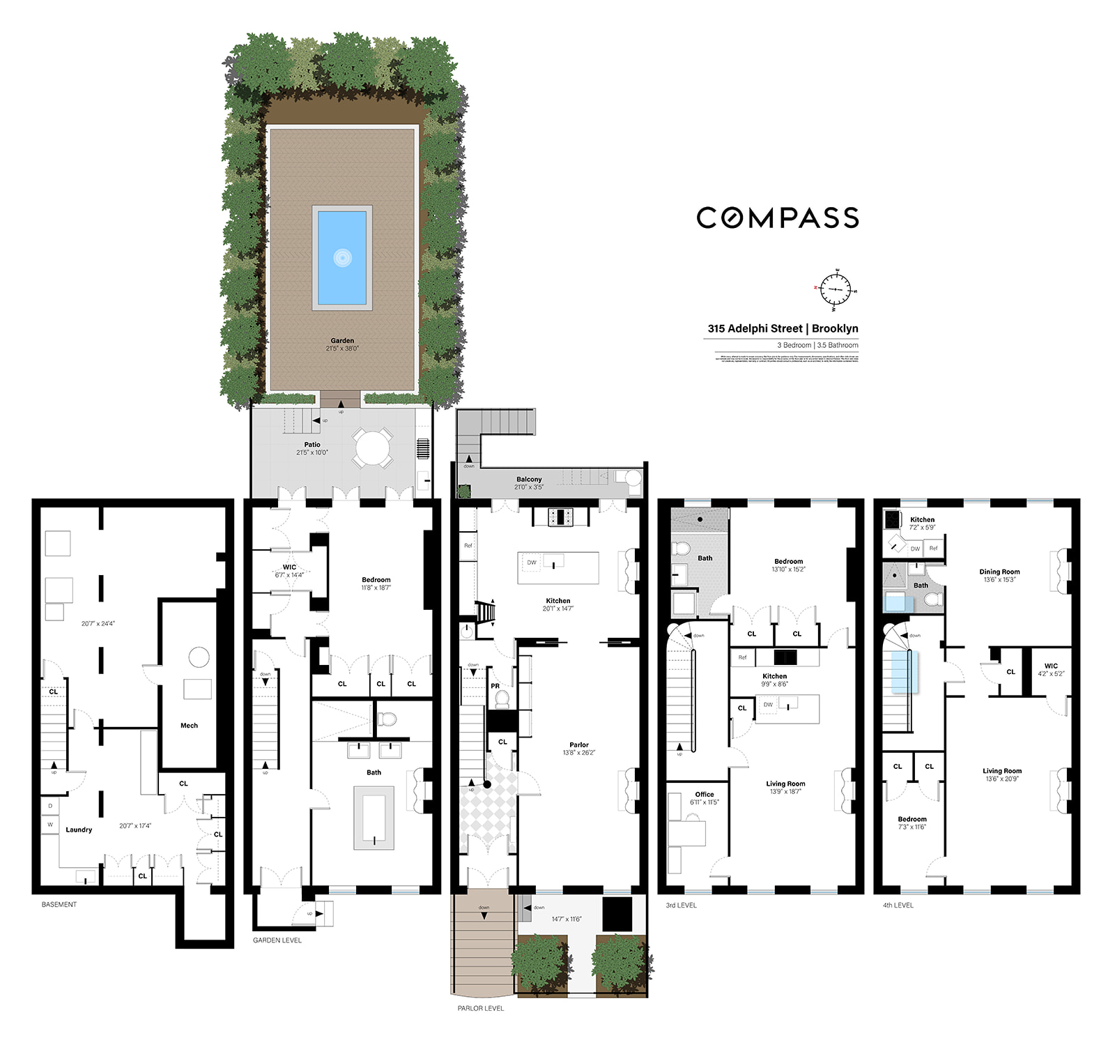 315 Adelphi Street Brooklyn, NY 11205 - Photo 31 of 31 a bathroom with a shower
