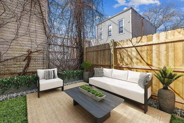 a view of a couches in the patio