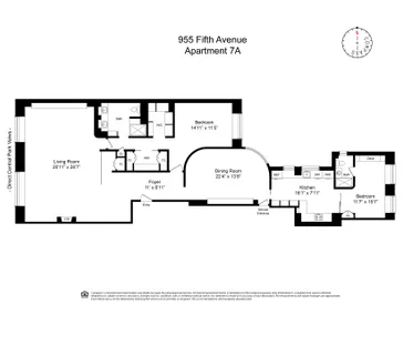 $5,000,000 | 955 5th Avenue, Unit 7A | Lenox Hill