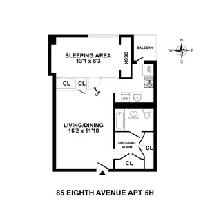 $619,000 | 85 8th Avenue, Unit 5H | Chelsea