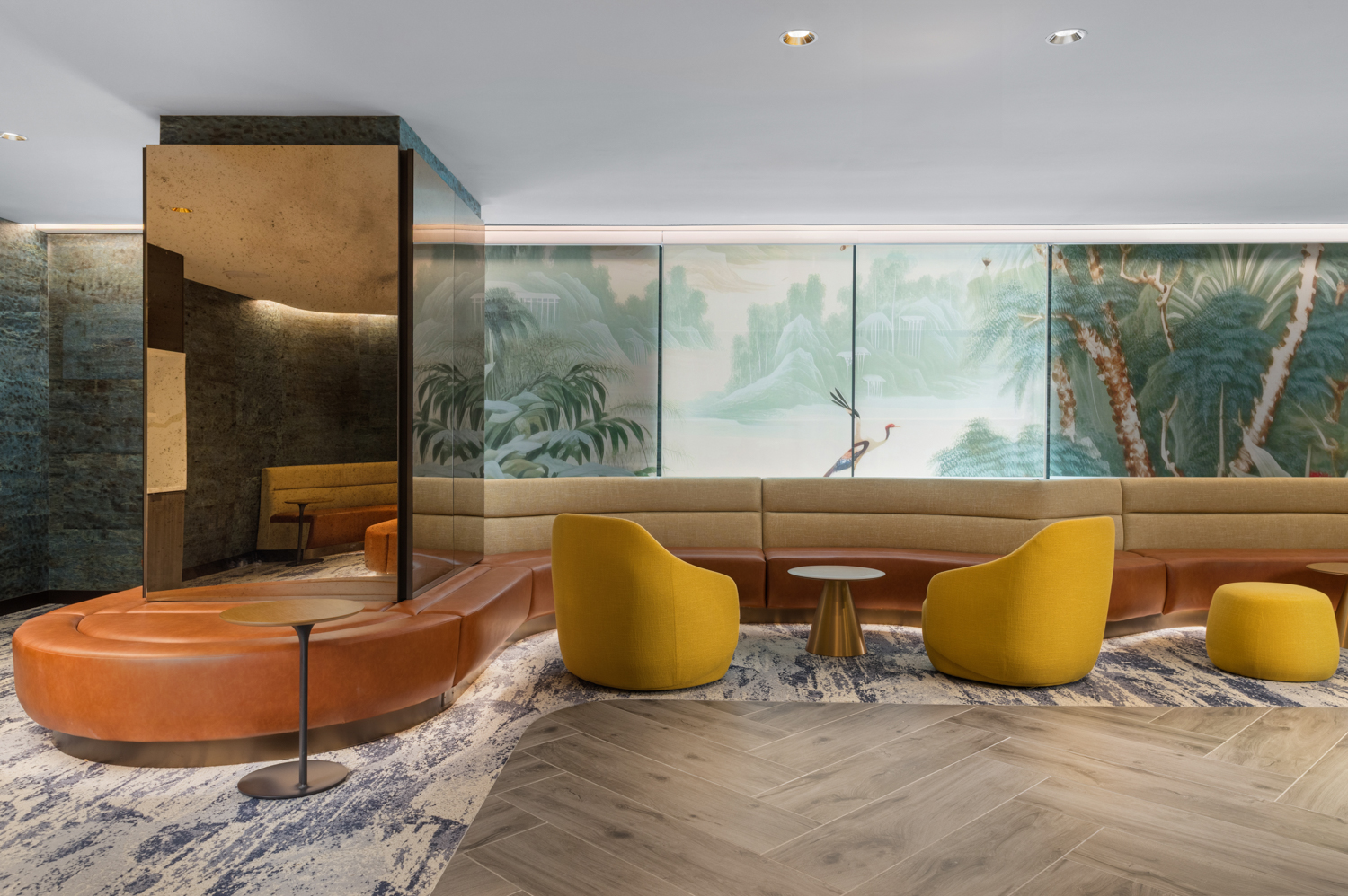 980 6th Avenue, Unit 416 Manhattan, NY 10018 - Photo 20 of 22 a living room with couches and a coffee table