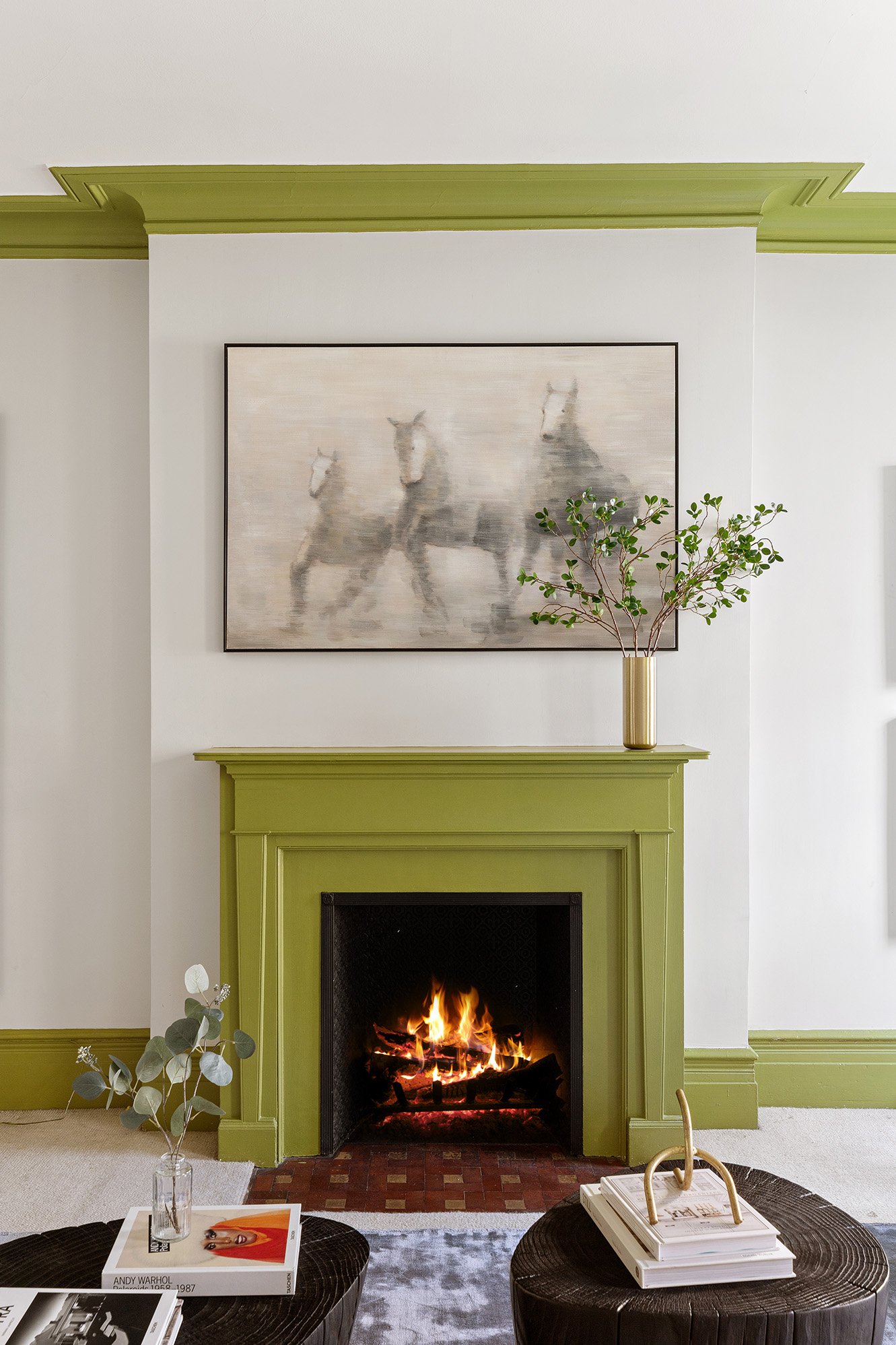 10 East 82nd Street Manhattan, NY 10028 - Photo 7 of 22 a living room with furniture and a fireplace