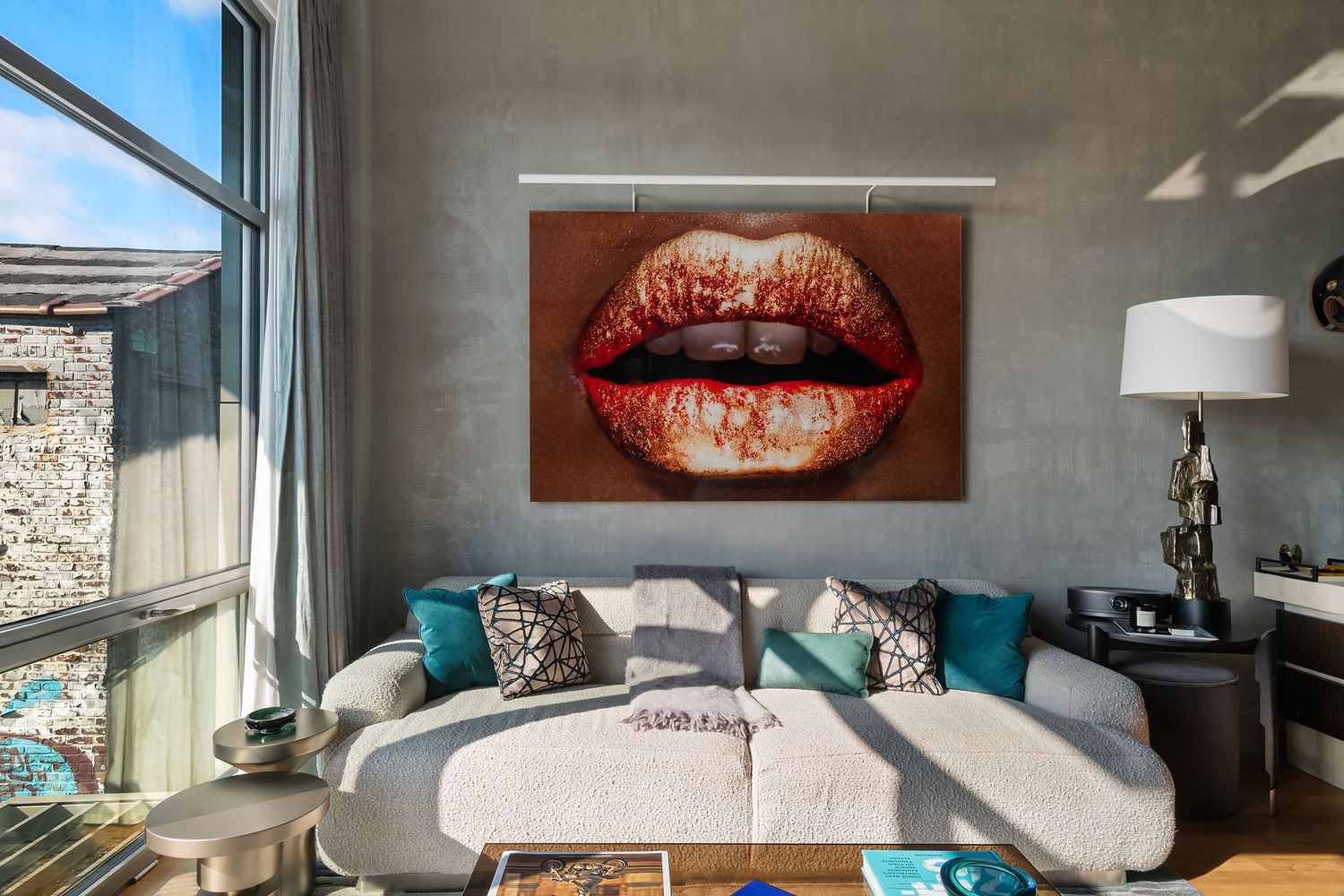 280 Metropolitan Avenue, Unit 5D Brooklyn, NY 11211 - Photo 2 of 22 a view of a balcony with furniture and a potted plant