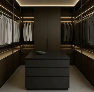 a view of walk in closet