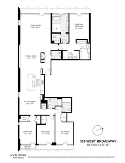 $7,995,000 | 325 West Broadway, Unit 7B | SoHo