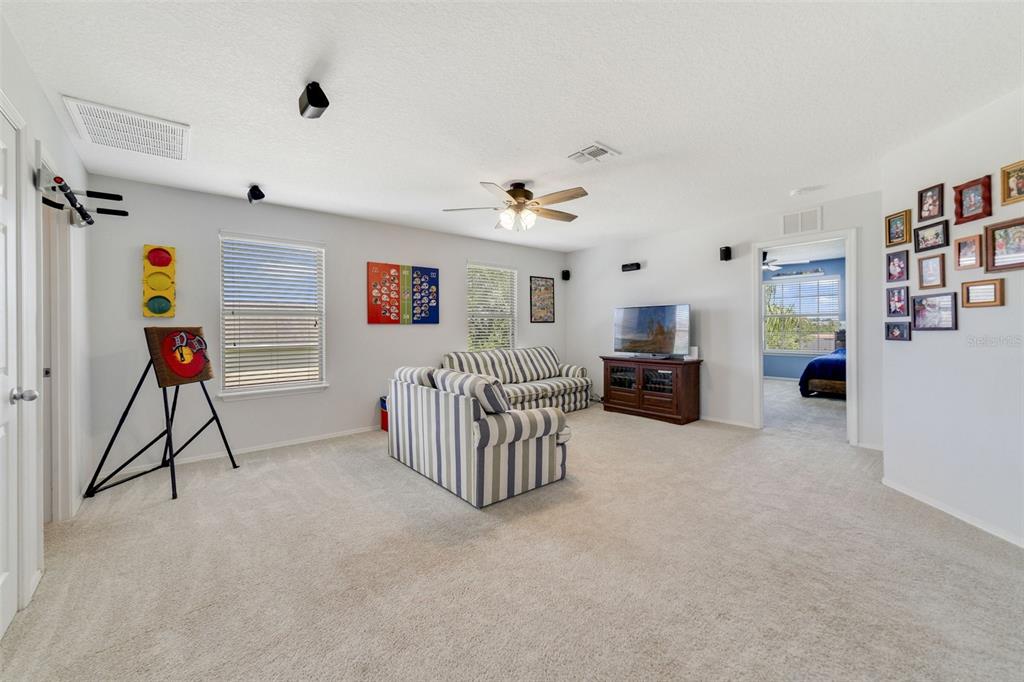 352 Giovani Boulevard Clermont, FL 34715 - Photo 19 of 46 a living room with furniture and a flat screen tv