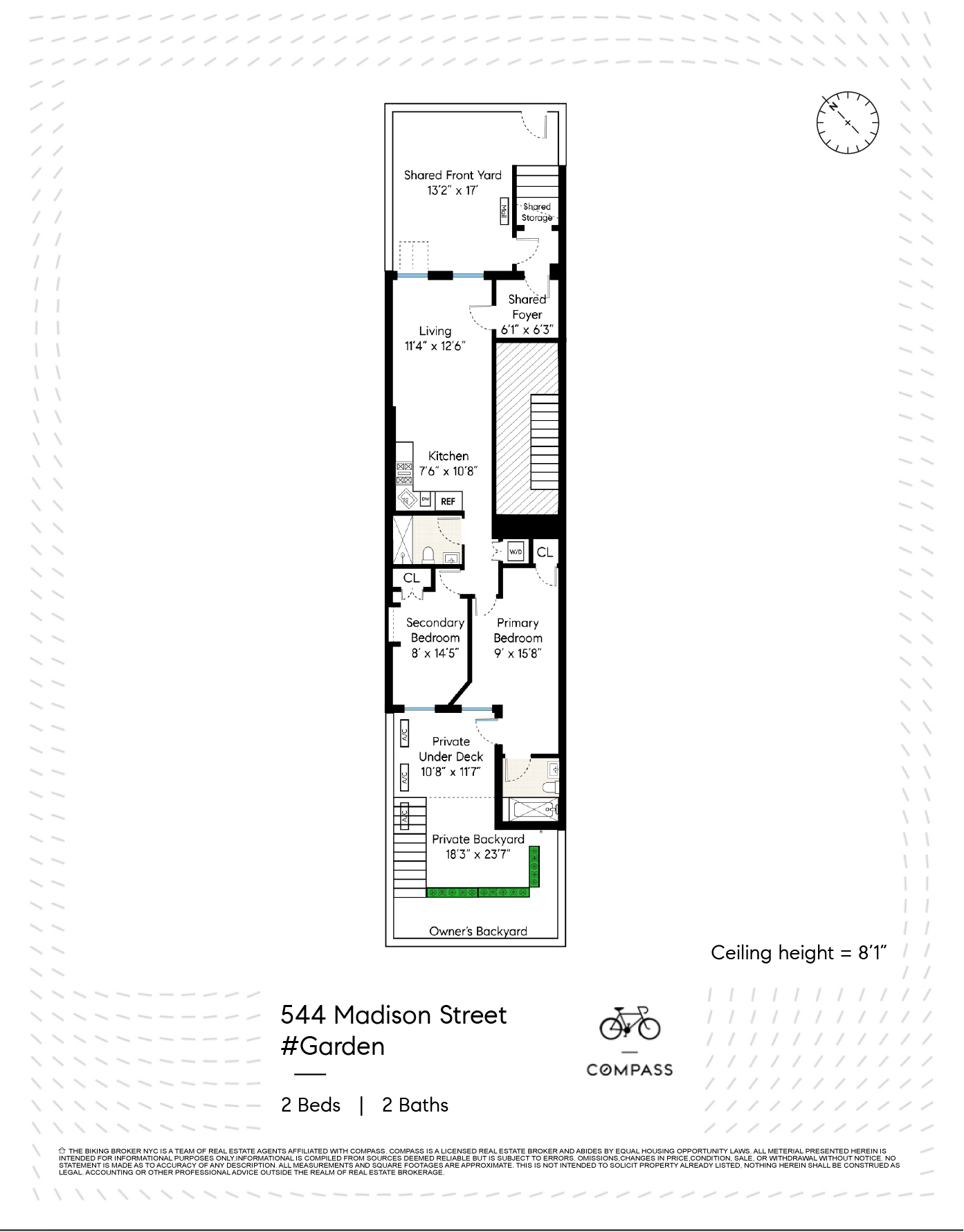 544 Madison Street, Unit A Brooklyn, NY 11221 - Photo 17 of 17 a picture of a floor plan
