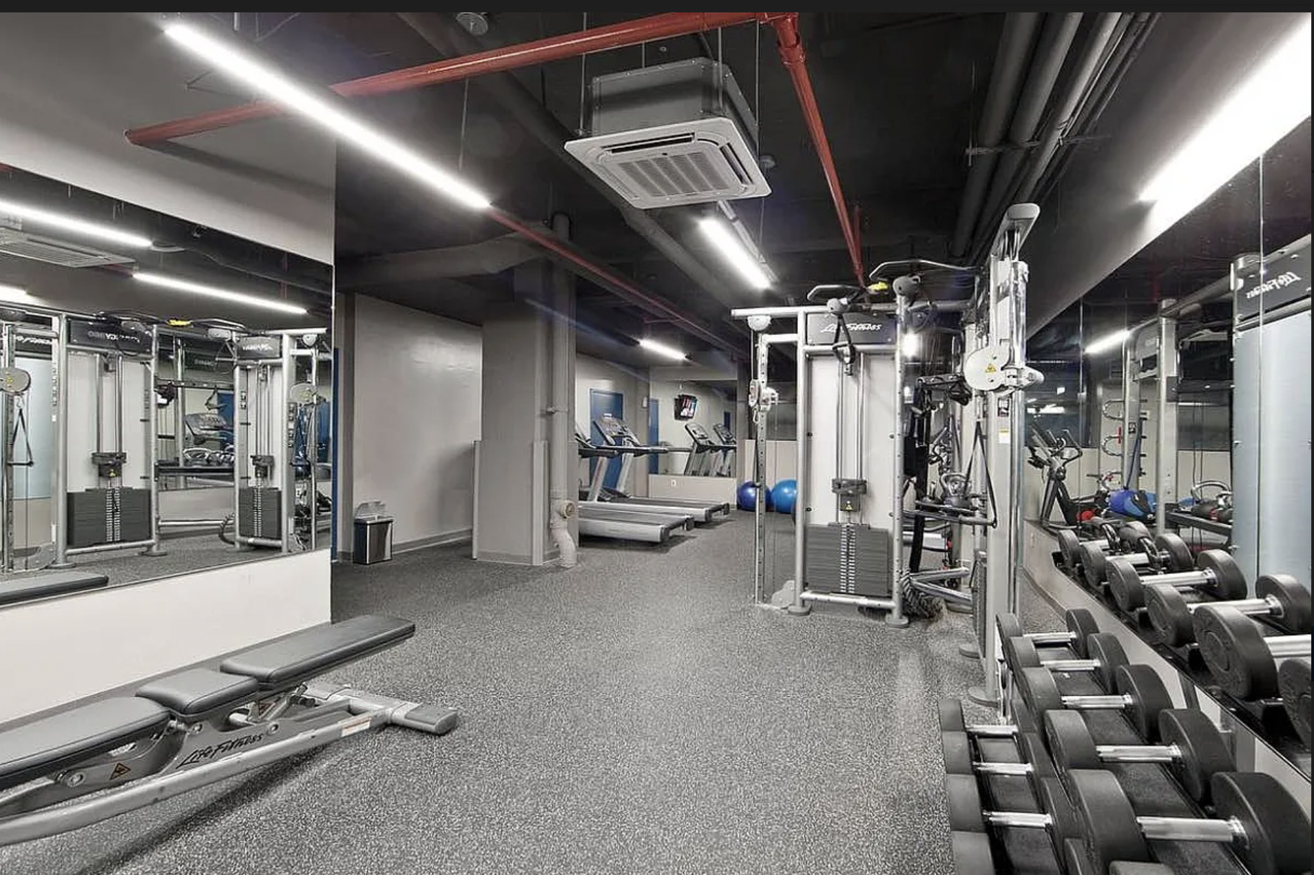 44 Berry Street, Unit 2T Brooklyn, NY 11249 - Photo 2 of 2 a view of a room with gym equipment