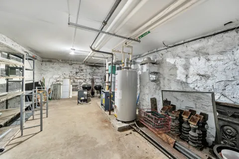 a view of a storage room