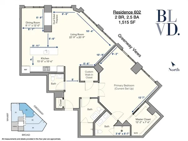 $1,998,000 | 110 Broad Street, Unit 602, Boston, MA 02110