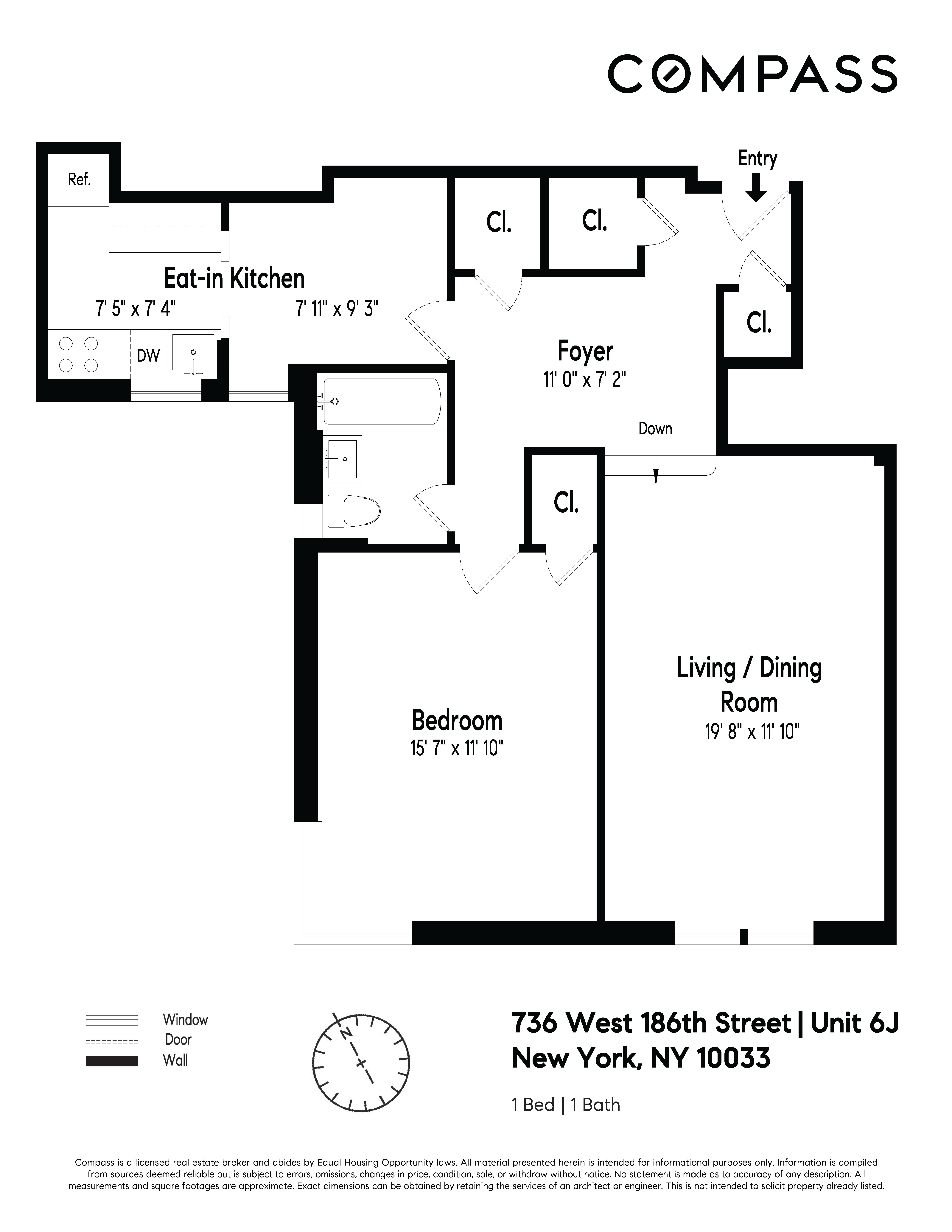 736 West 186th Street, Unit 6J Manhattan, NY 10033 - Photo 7 of 7 Gallery Image 7