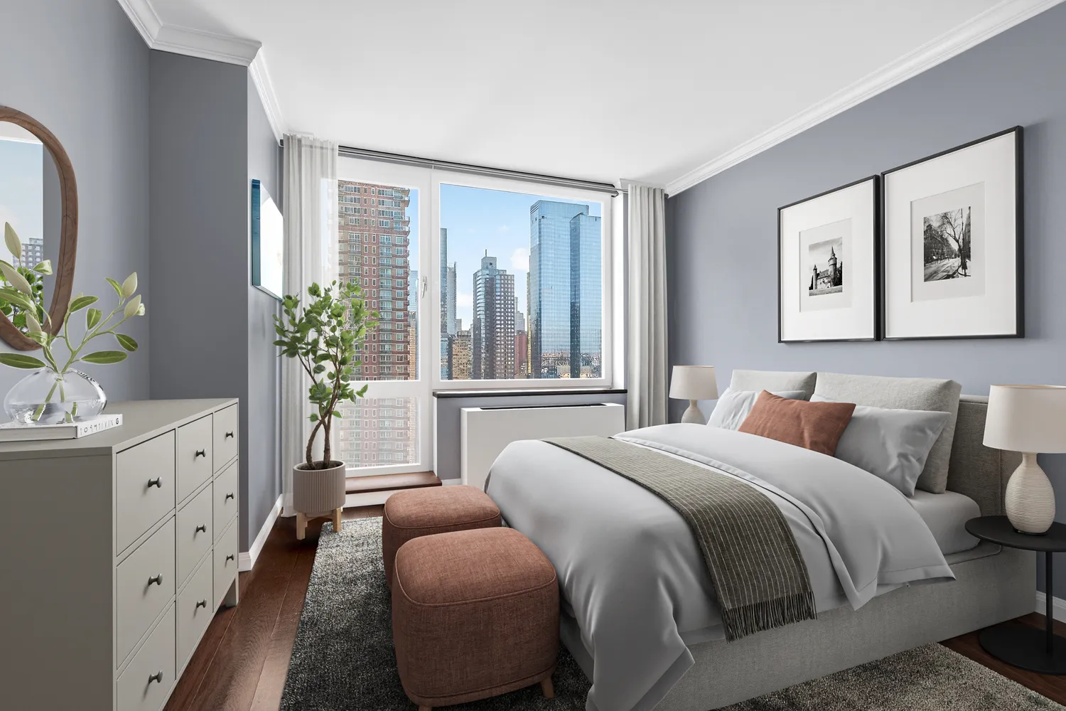 $1,590,000 | 635 West 42nd Street, Unit 23E | Hell's Kitchen