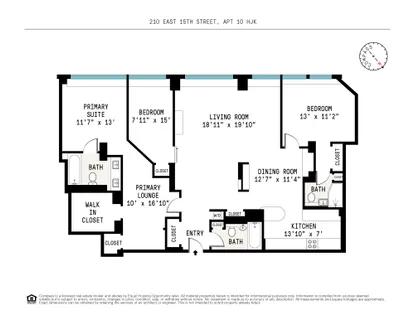 $2,695,000 | 210 East 15th Street, Unit 10HJK | Gramercy