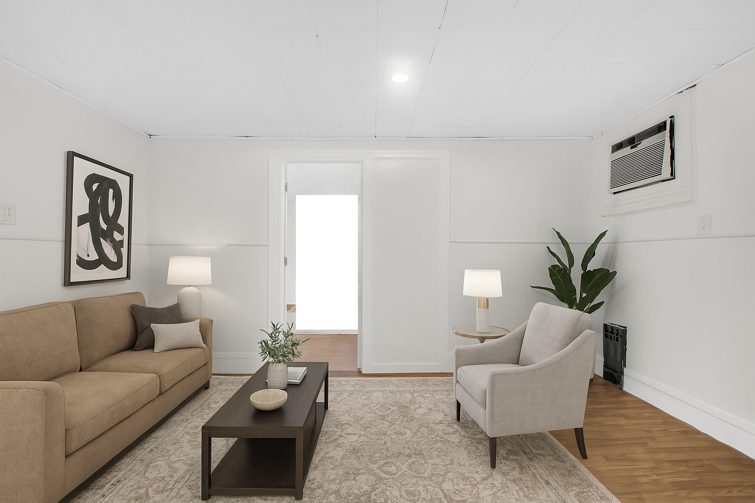 178 30th Street, Unit 1 Brooklyn, NY 11232 - Photo 2 of 6 a living room with furniture and a potted plant