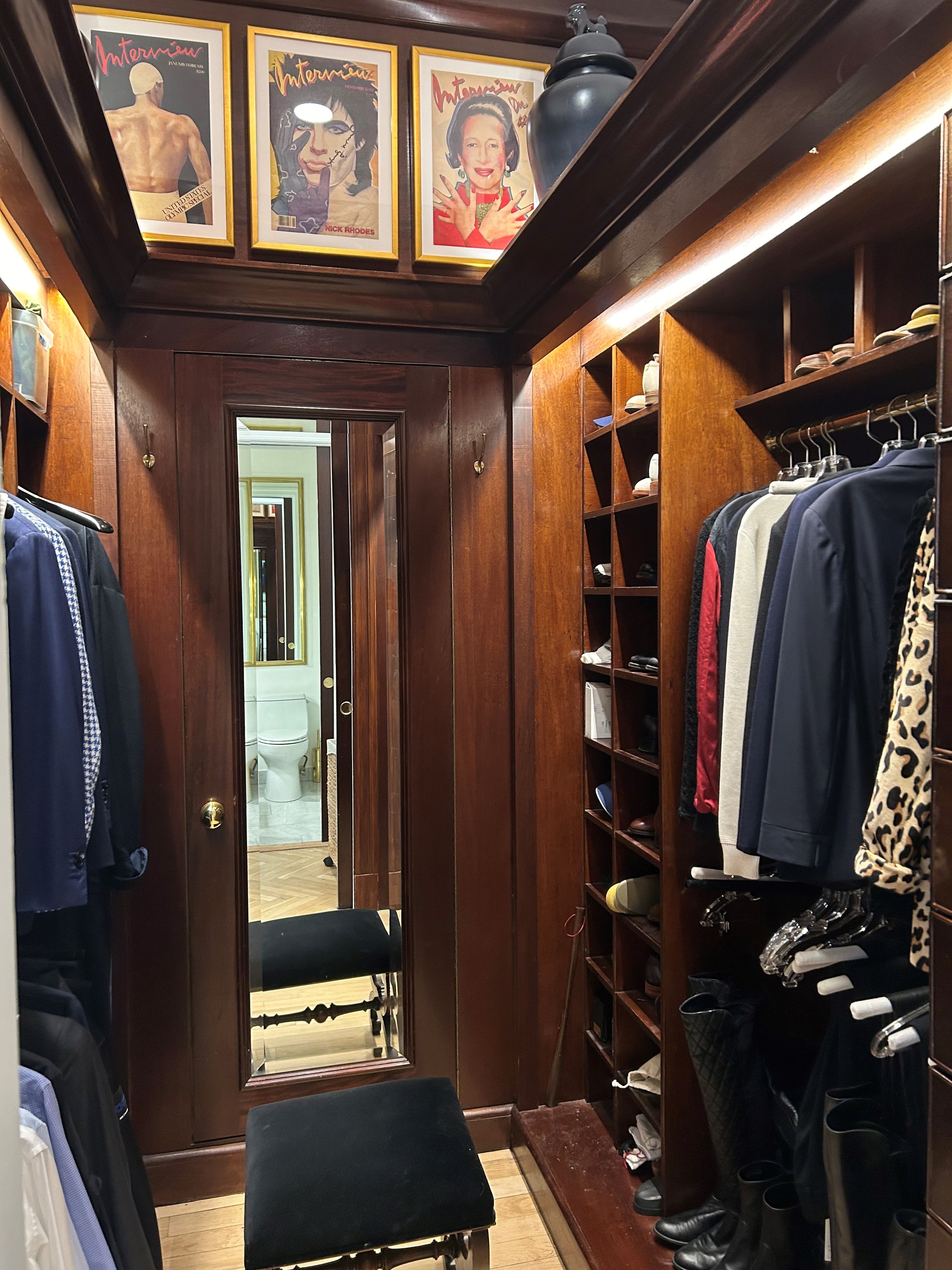 36 East 69th Street, Unit 2AB Manhattan, NY 10021 - Photo 22 of 26 a view of walk in closet with clothes and shoes