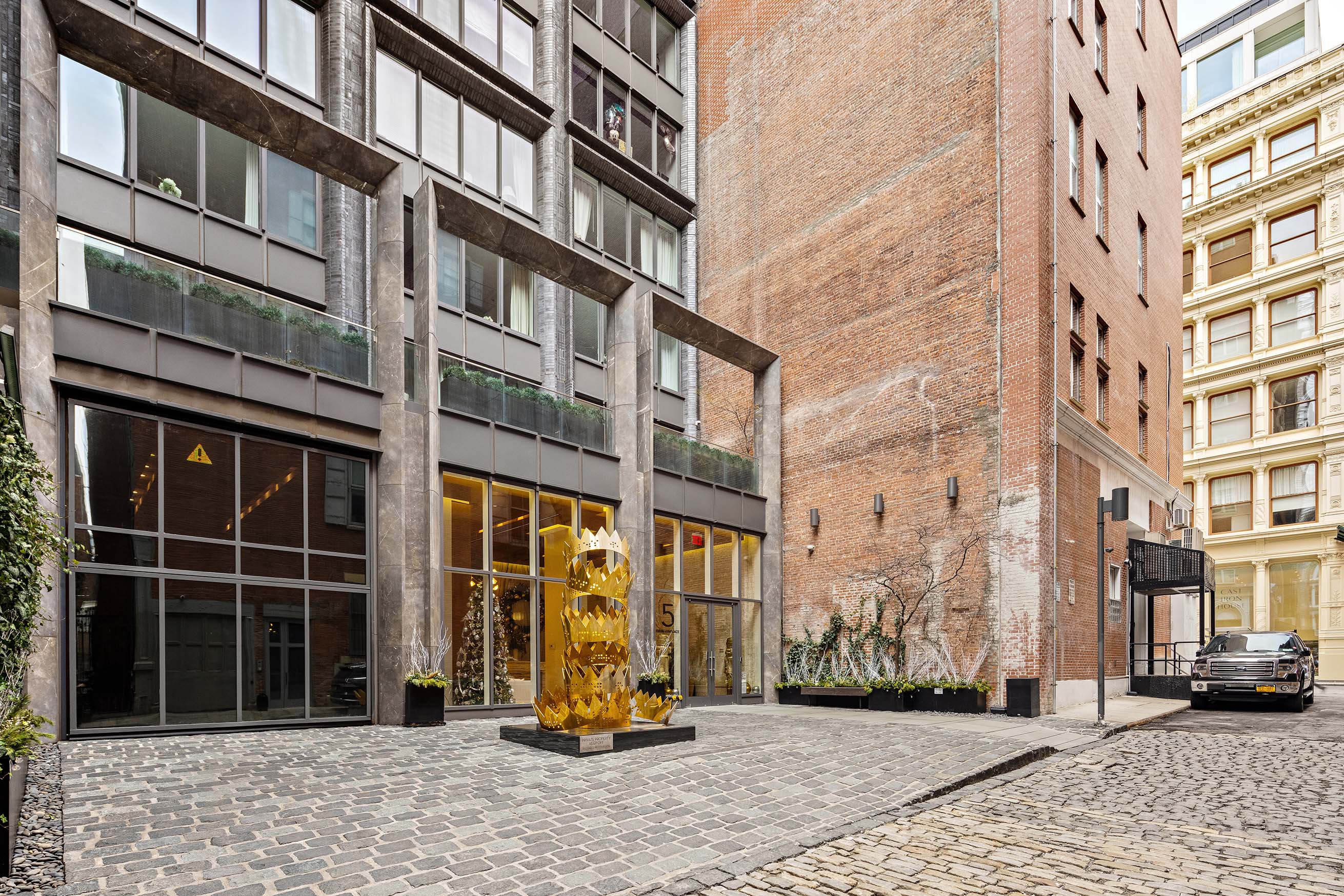 5 Franklin Place, Unit 14A Manhattan, NY 10013 - Photo 16 of 23 a view of a building with a window