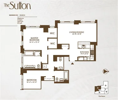 $10,200 | 959 1st Avenue, Unit 13D | Midtown East