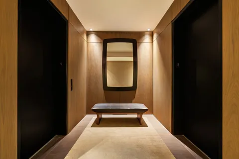 a view of an entryway door