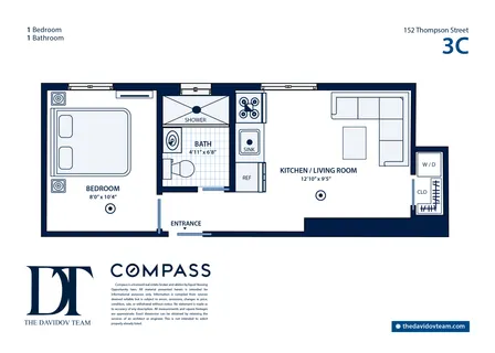 $5,500 | 152 Thompson Street, Unit 3C | SoHo