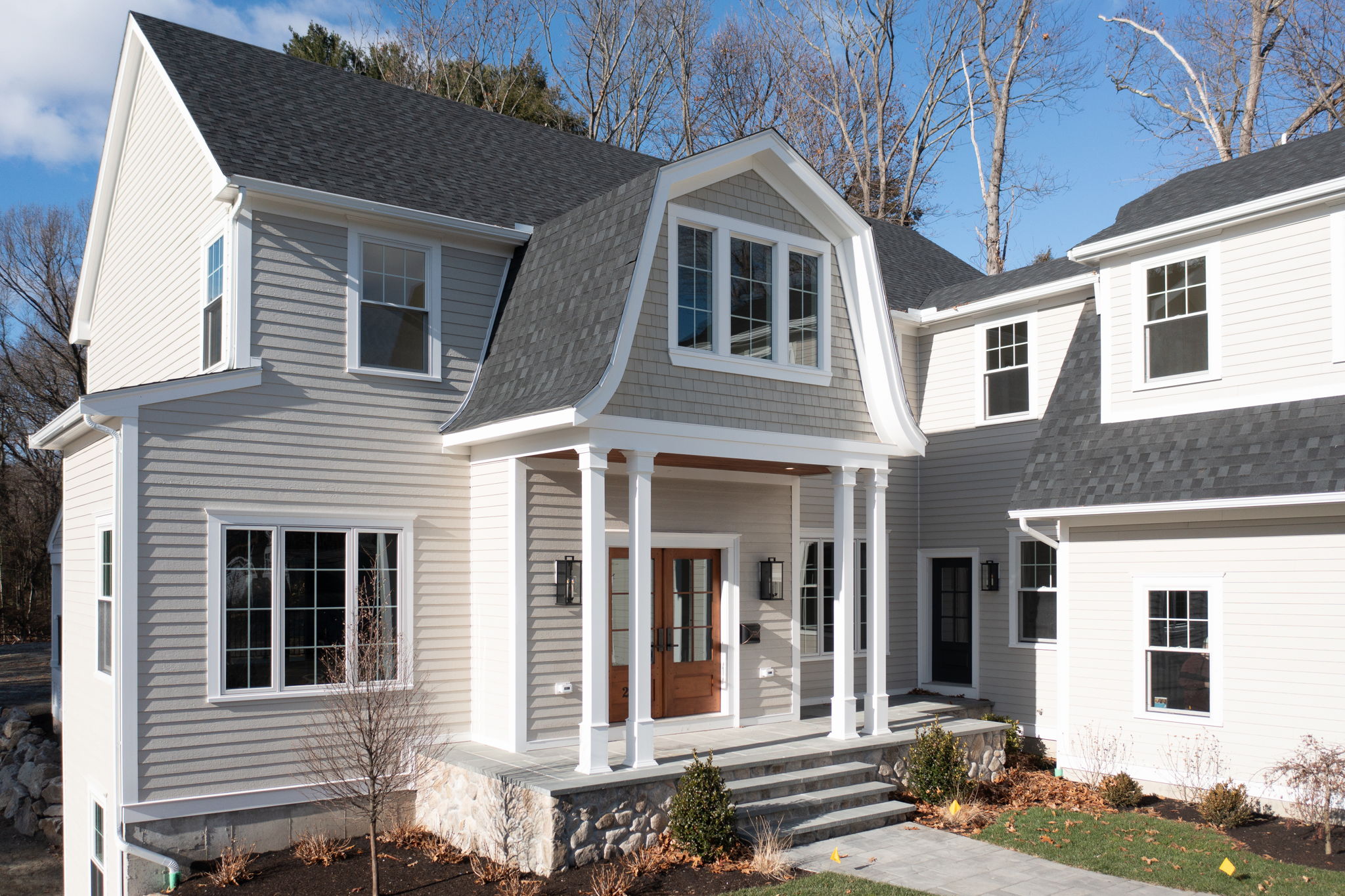 249 Central Avenue Milton, MA 02186 - Photo 6 of 61 a front view of a house with a yard