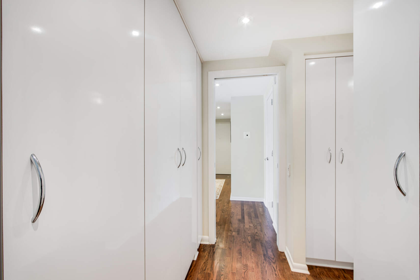 150 West 56th Street, Unit 3812 Manhattan, NY 10019 - Photo 11 of 14 a view of a room with wooden floor