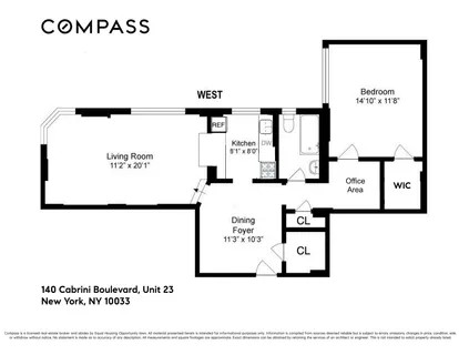 $550,000 | 140 Cabrini Boulevard, Unit 23 | Hudson Heights
