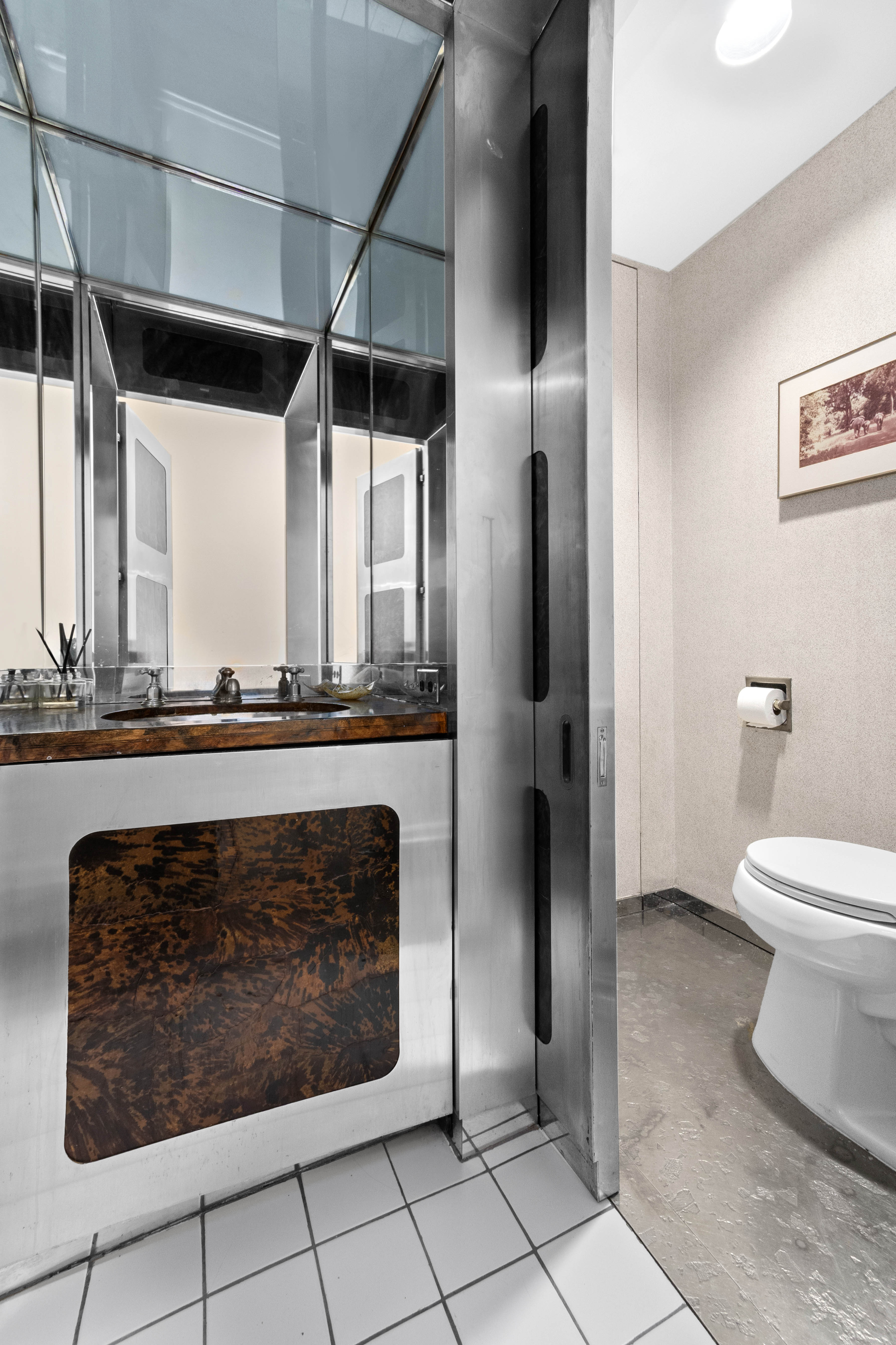 16 Sutton Place, Unit 1A/1B Manhattan, NY 10022 - Photo 11 of 25 a bathroom with a sink a toilet and a shower