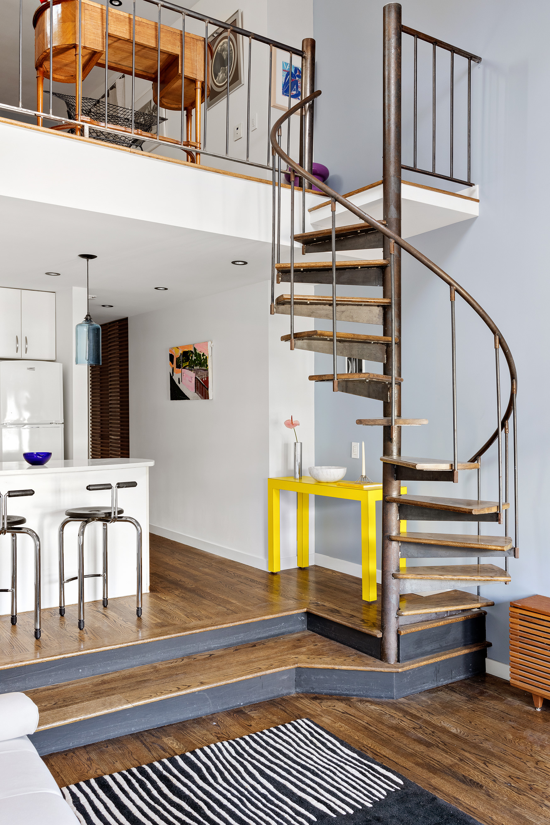 211 Thompson Street, Unit PH6D Manhattan, NY 10012 - Photo 4 of 10 a view of entryway and hall with wooden floor