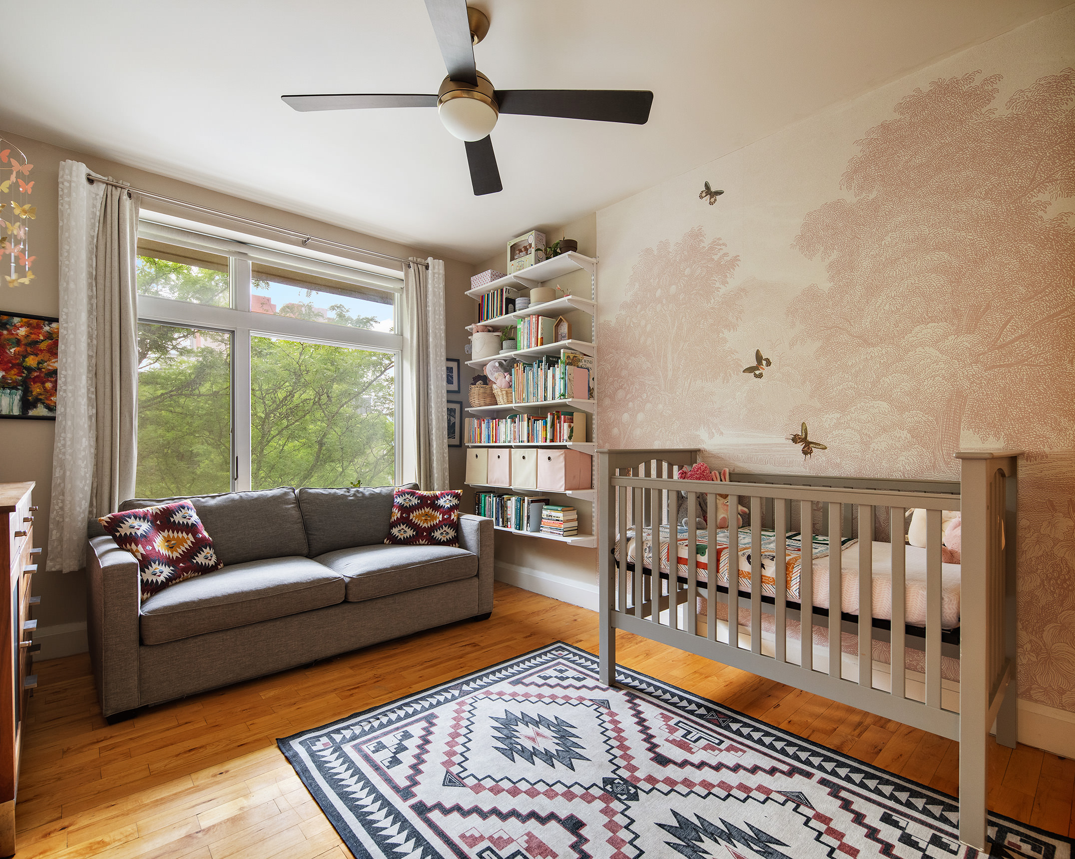 675 Sackett Street, Unit 210 Brooklyn, NY 11217 - Photo 5 of 8 a living room with furniture and a rug