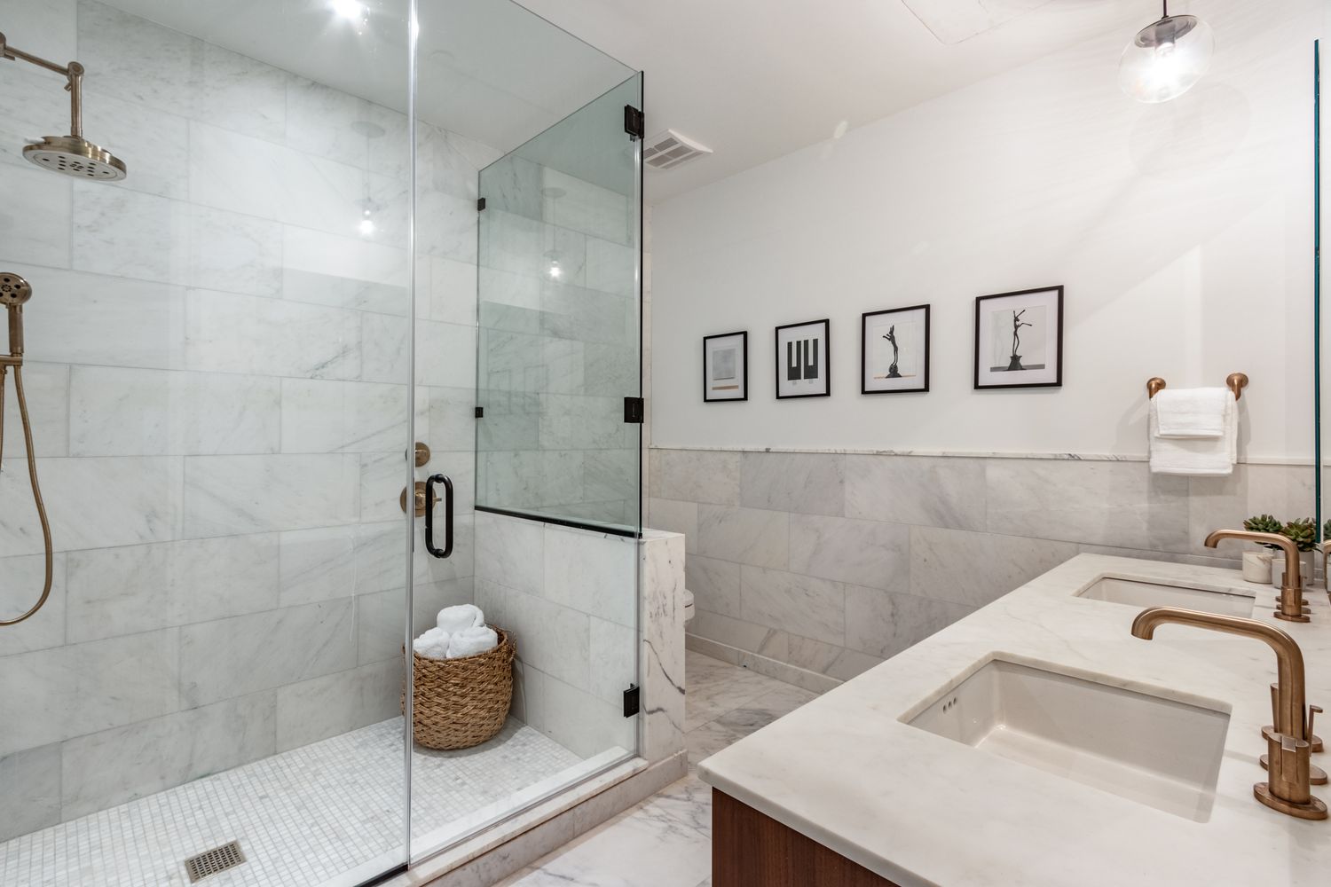 106 Franklin Street, Unit MAIS Manhattan, NY 10013 - Photo 8 of 16 a bathroom with a sink and a shower