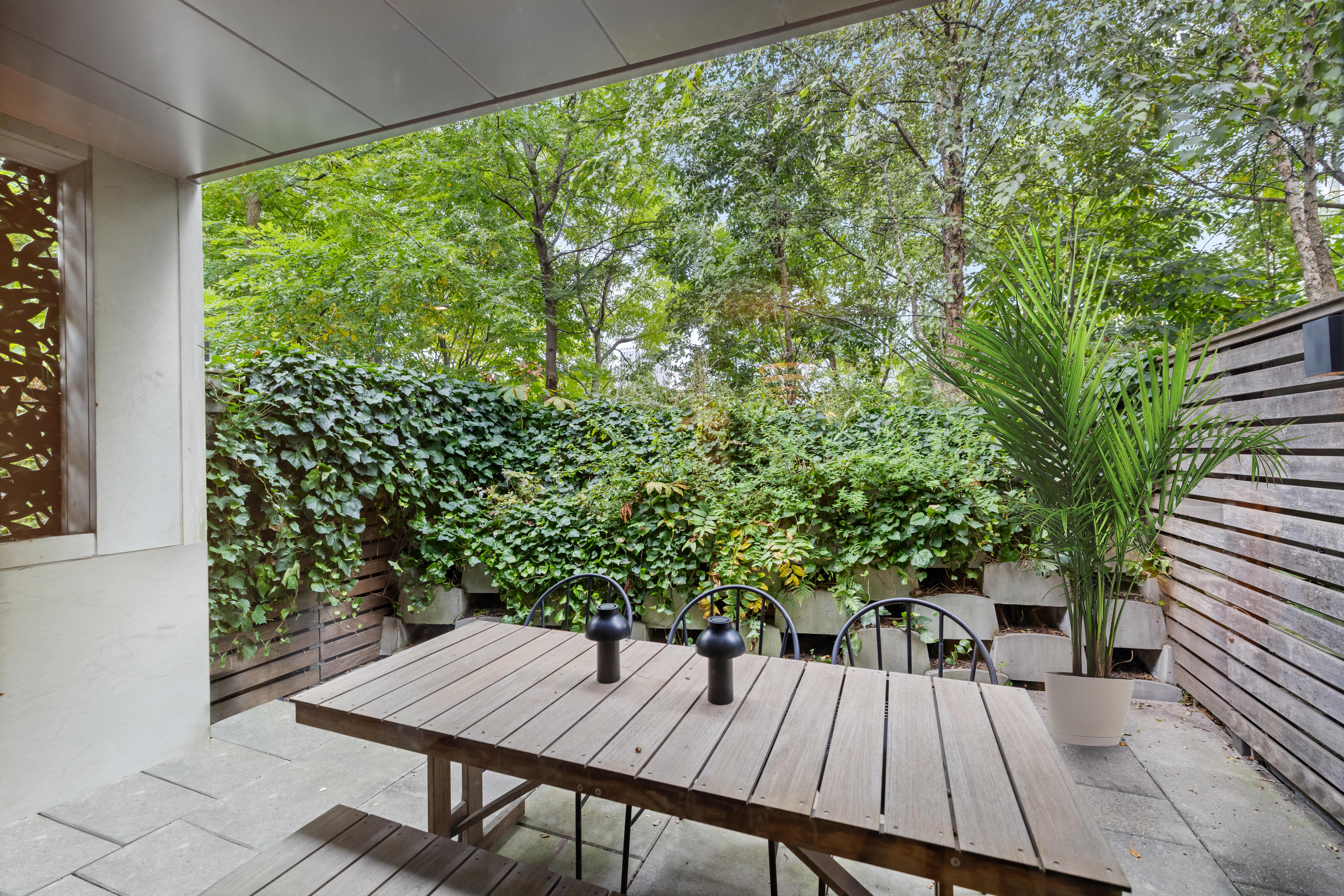 130 Furman Street, Unit S102 Brooklyn, NY 11201 - Photo 7 of 26 a view of deck with patio