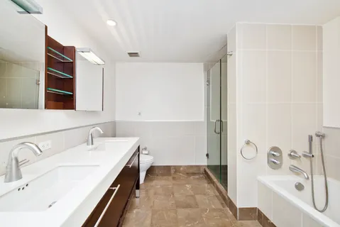 a bathroom with a sink and a bathtub