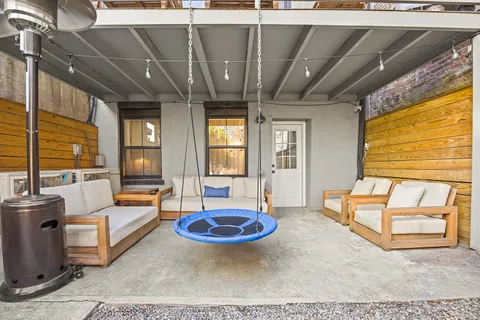 a view of the terrace patio