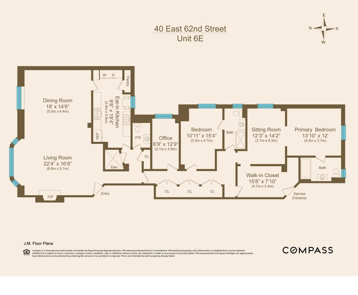 $28,000 | 40 East 62nd Street, Unit 6E | Lenox Hill
