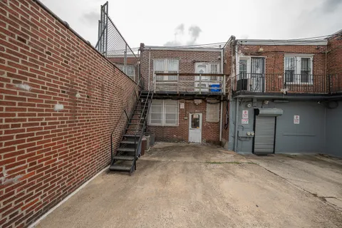 a view of a house with a balcony