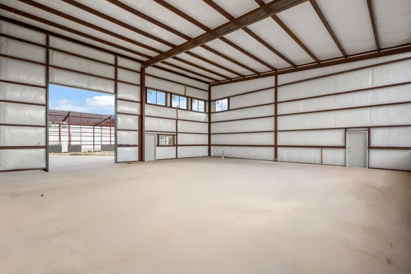 a view of a room with an empty space