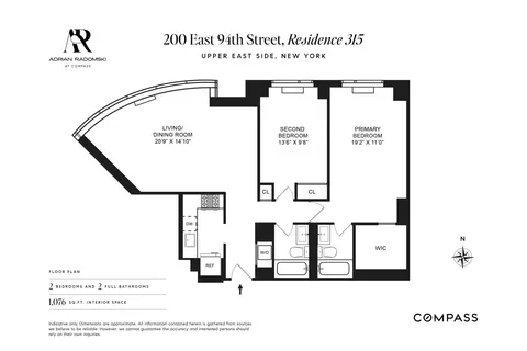 $1,499,000 | 200 East 94th Street, Unit 315 | Upper East Side