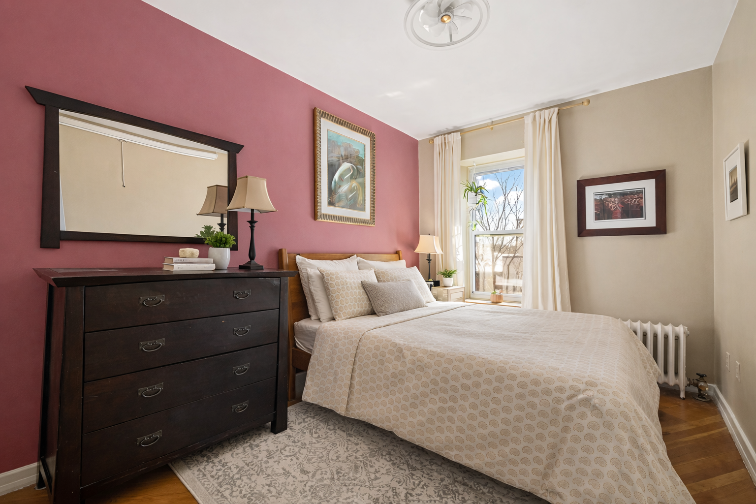 376 Bergen Street, Unit 4R Brooklyn, NY 11217 - Photo 4 of 8 a bedroom with a bed and a window