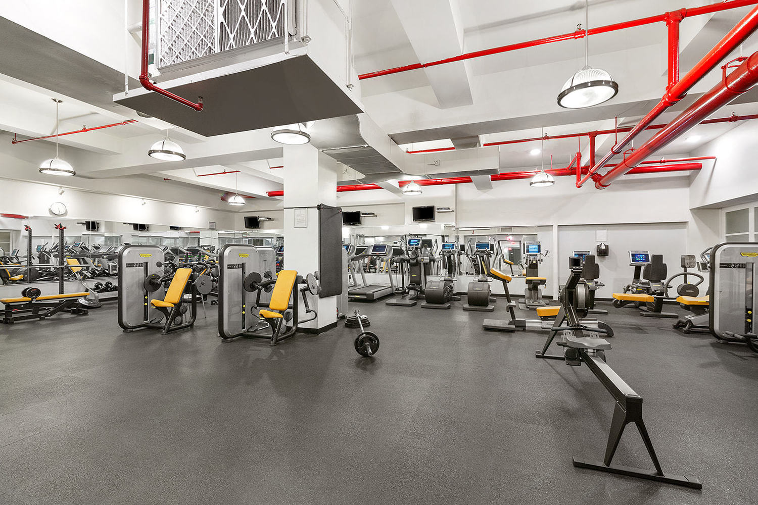 365 Bridge Street, Unit 8L Brooklyn, NY 11201 - Photo 9 of 21 a view of a room with gym equipment