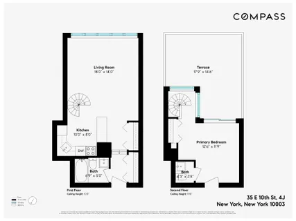 $1,225,000 | 35 East 10th Street, Unit 4J | Greenwich Village
