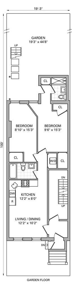 $3,650 | 599 Macon Street, Unit GARDEN | Bedford-Stuyvesant