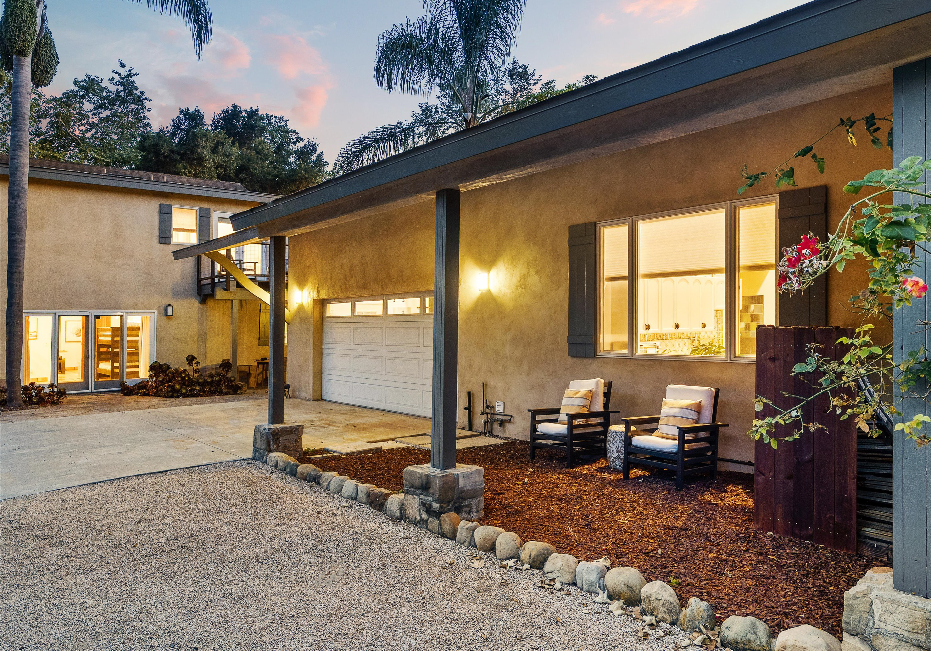 161 Loureyro Road Montecito, CA 93108 - Photo 45 of 52 a view of a porch with furniture
