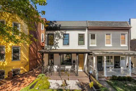 a view of a building with many windows