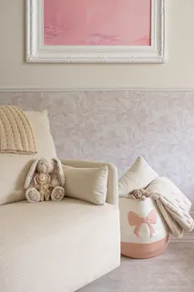 a close up of a dresser