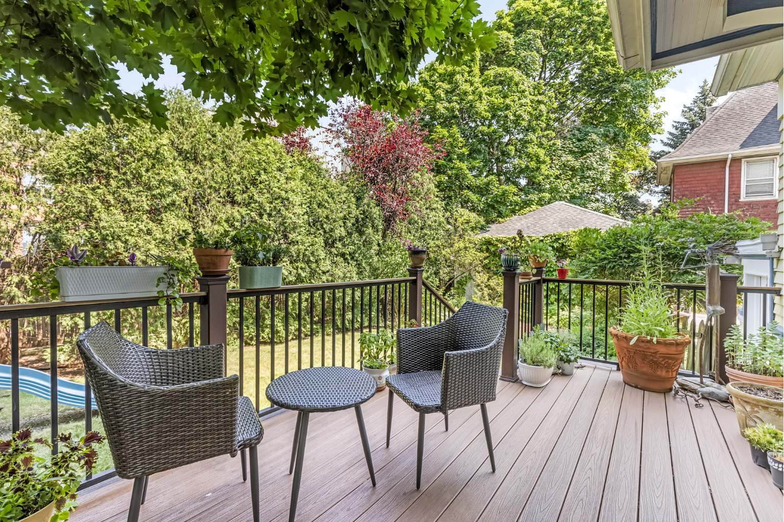 215 Marlborough Road Brooklyn, NY 11226 - Photo 8 of 21 a view of a chair and table on the deck
