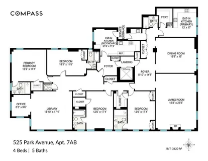 $10,900,000 | 525 Park Avenue, Unit 7AB | Lenox Hill