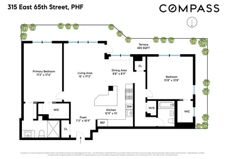 $1,895,000 | 315 East 65th Street, Unit PHF | Lenox Hill