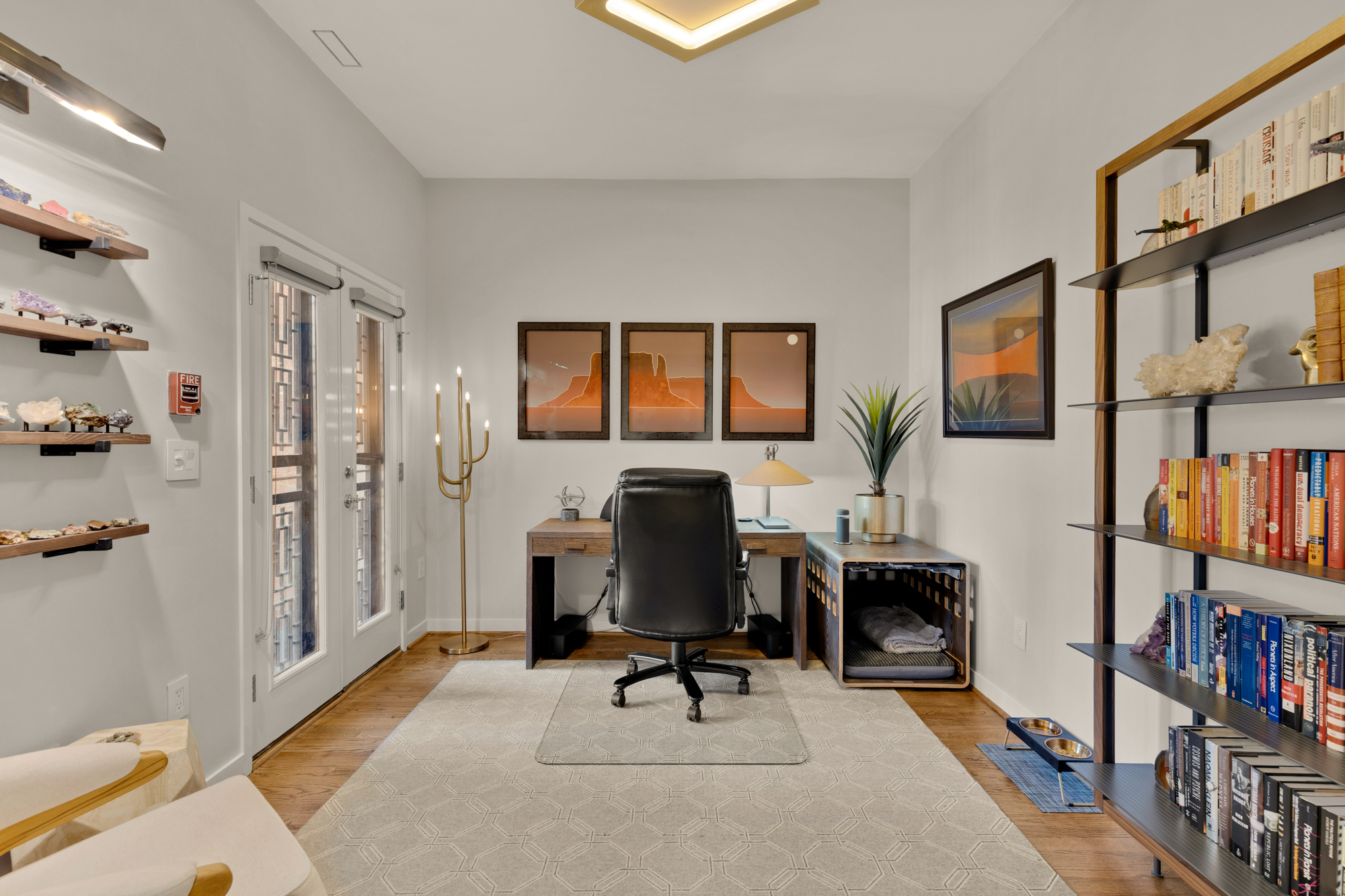 1407 15th Street Northwest, Unit 2 Washington, DC 20005 - Photo 17 of 24 a view of a workspace with furniture and toys