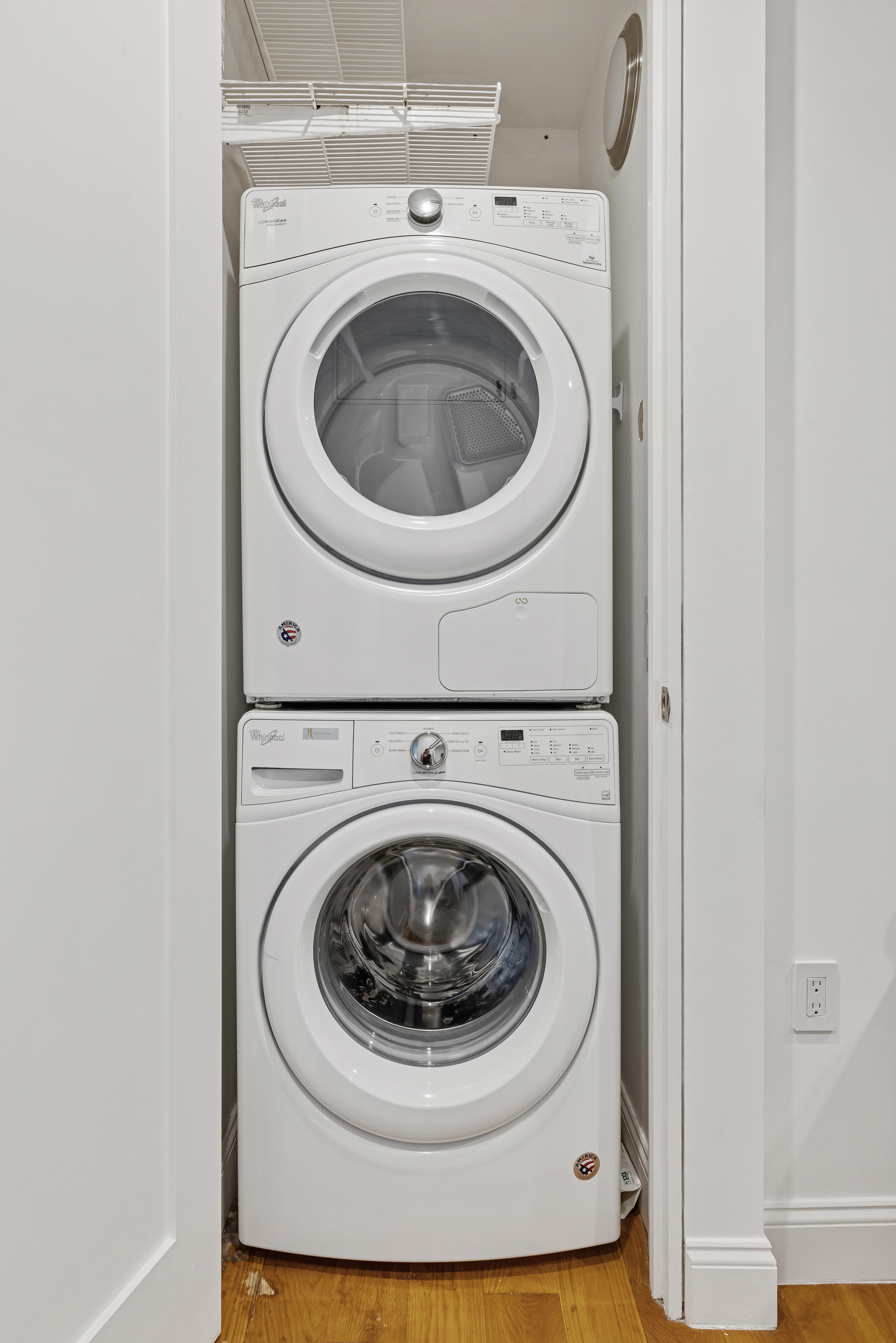 328 West 96th Street, Unit 2C Manhattan, NY 10025 - Photo 13 of 15 a utility room with dryer and washer